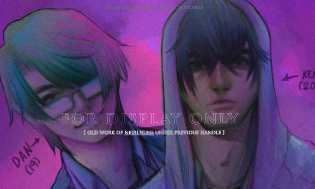 ✧ daneel & ken (kaimu) oc • char design ✧