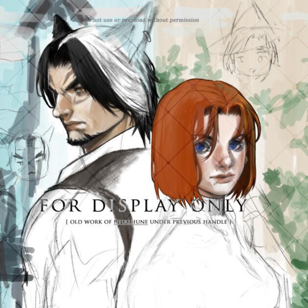 ✧ scrapped ffxiv fanart ✧