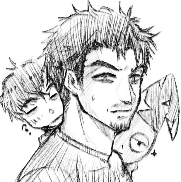 ✧ kaimu icon messy sketch ✧