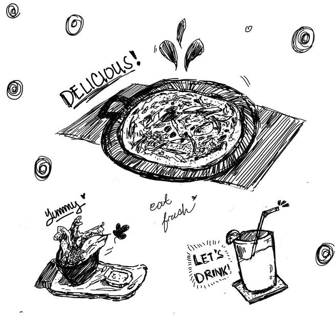 ✧ sample resto mural design #2 • commission ✧